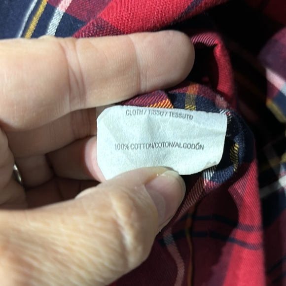 Emanuel Ungaro Liberte 3x vintage plain deep navy blackish plaid blouse euc - Picture 8 of 8